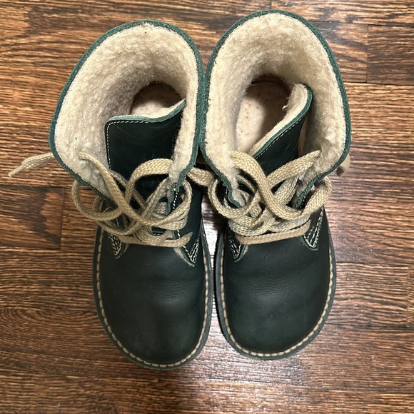 Duckfeet Odense Boots Leather Shearling Lined “New Green” EUC 7 - Picture 5 of 10